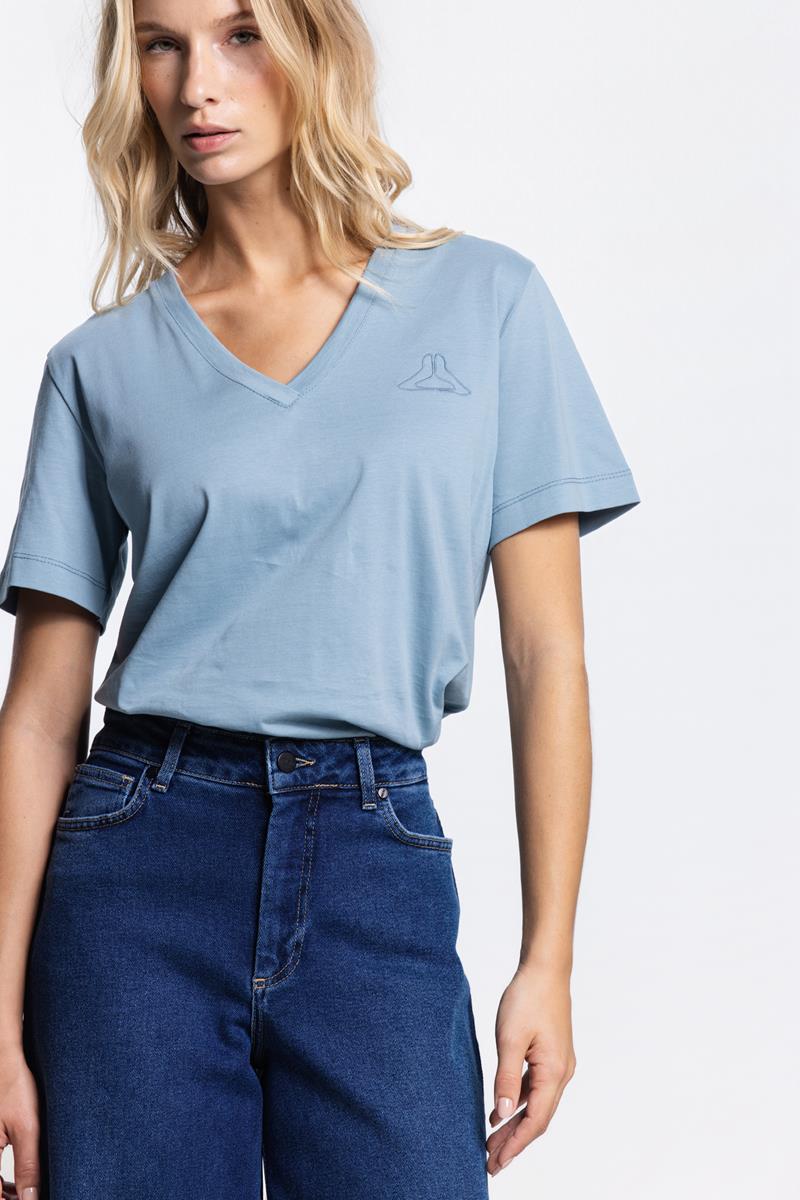 SUVI T-SHIRT IN AQUAMARIJN