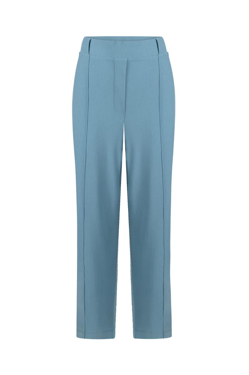 ALEID WIDE LEG PANTALON IN AQUAMARIJN