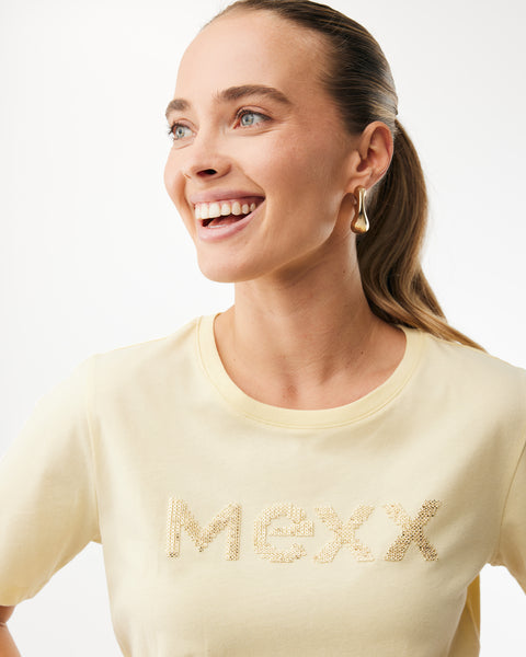 Clover logo t-shirt light yellow