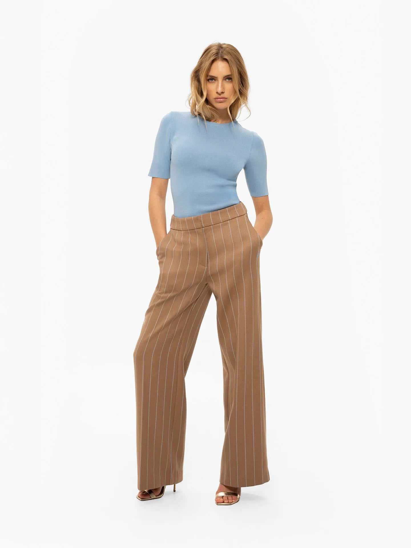 Pantalon met krijtstreep
Meave Pants