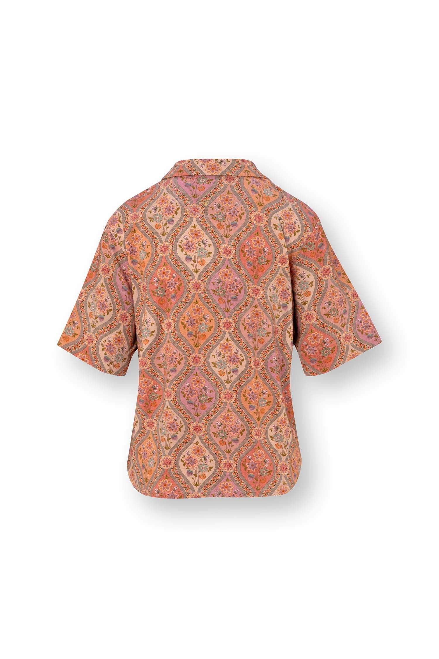 Flora Top Korte Mouw Ornamento