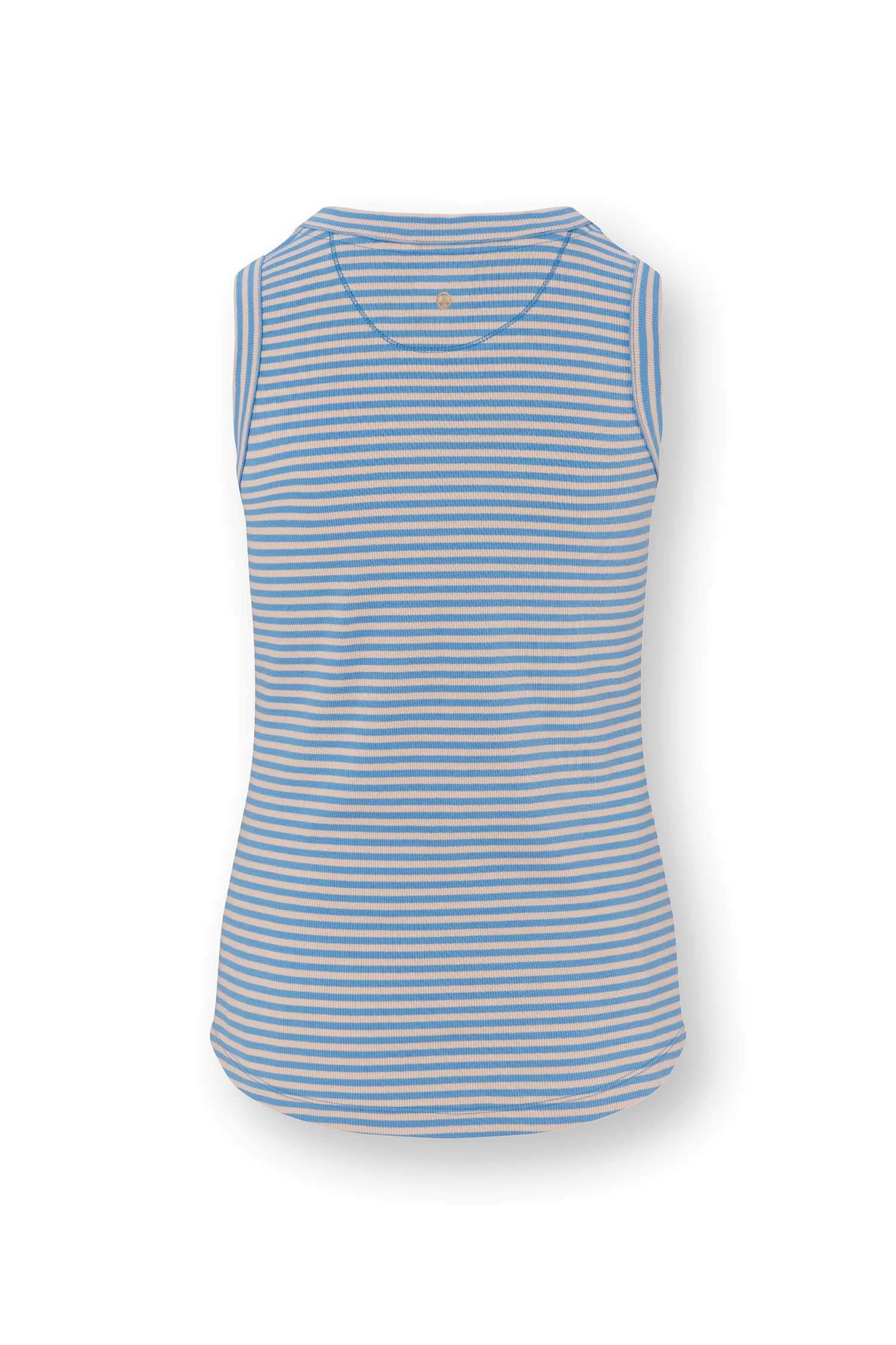 Trinity Top Mouwloos Little Sumo Stripe Blauw