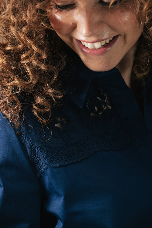 Arissa blouse blauw