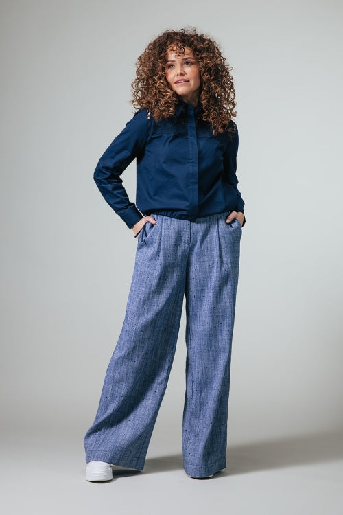 Arissa blouse blauw