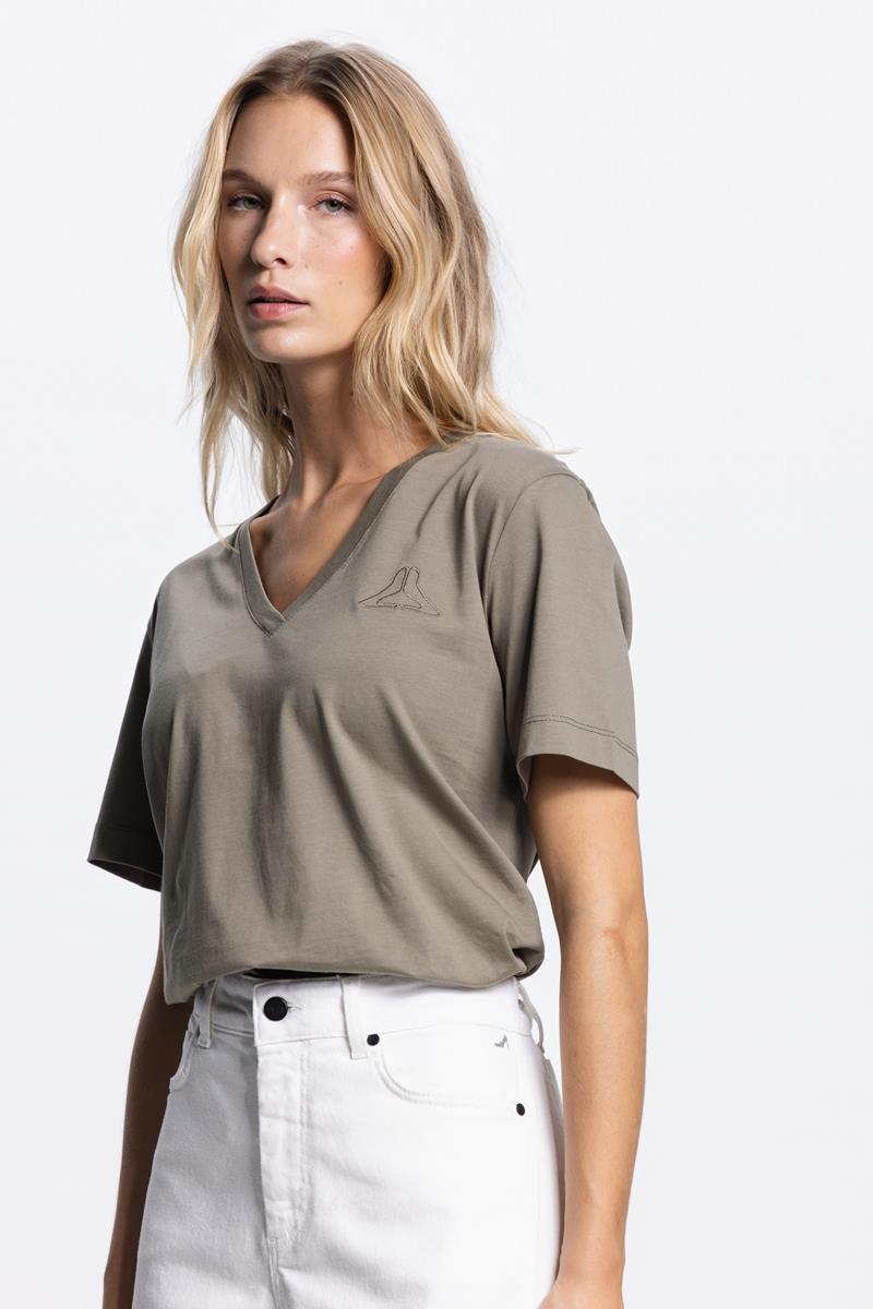 SUVI T-SHIRT IN LEGERGROEN