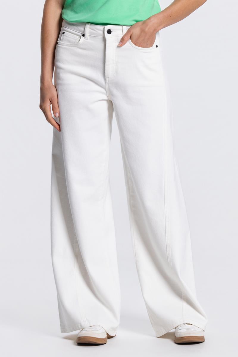 JONE WIDE LEG JEANS IN OFF WHITE
