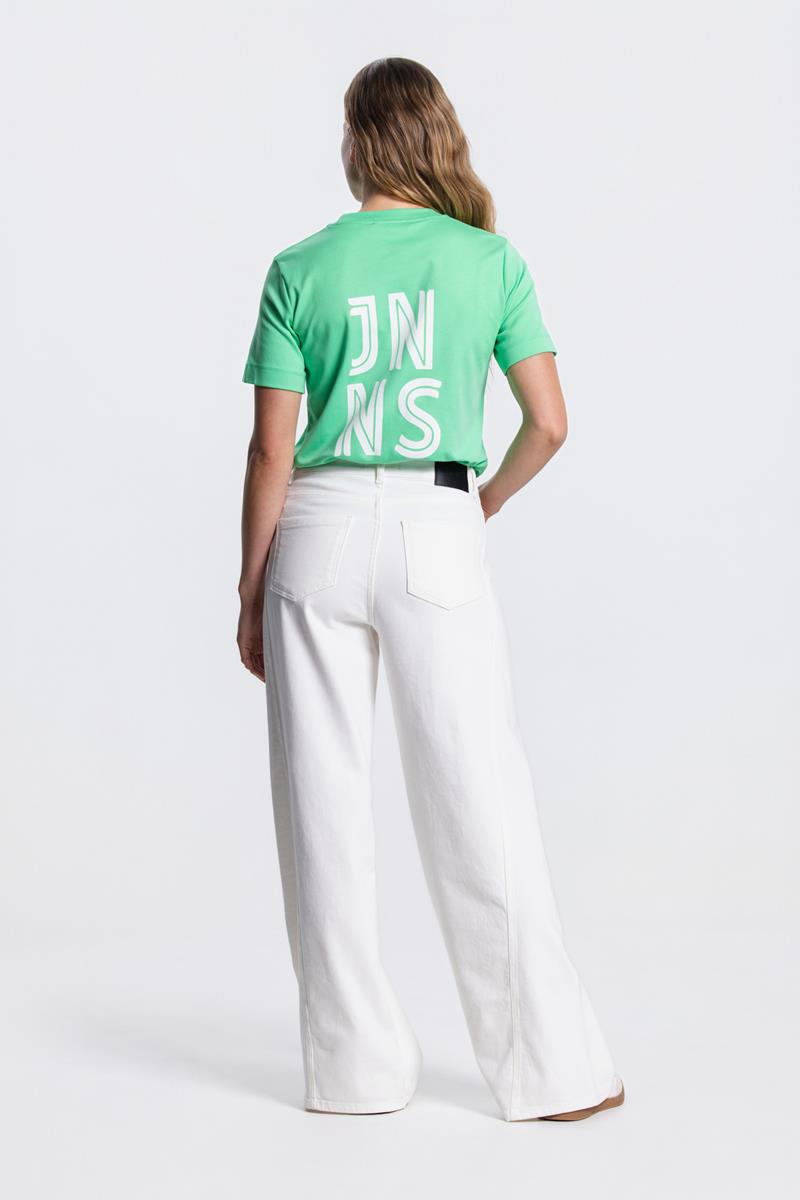 JONE WIDE LEG JEANS IN OFF WHITE