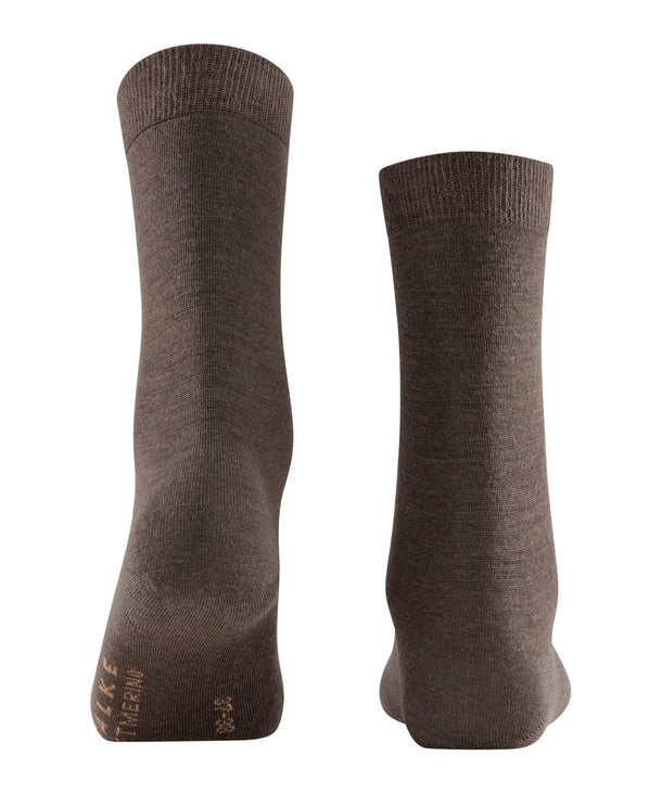 Falke Softmerino Sok (47488, kleur 5239 dark brown)