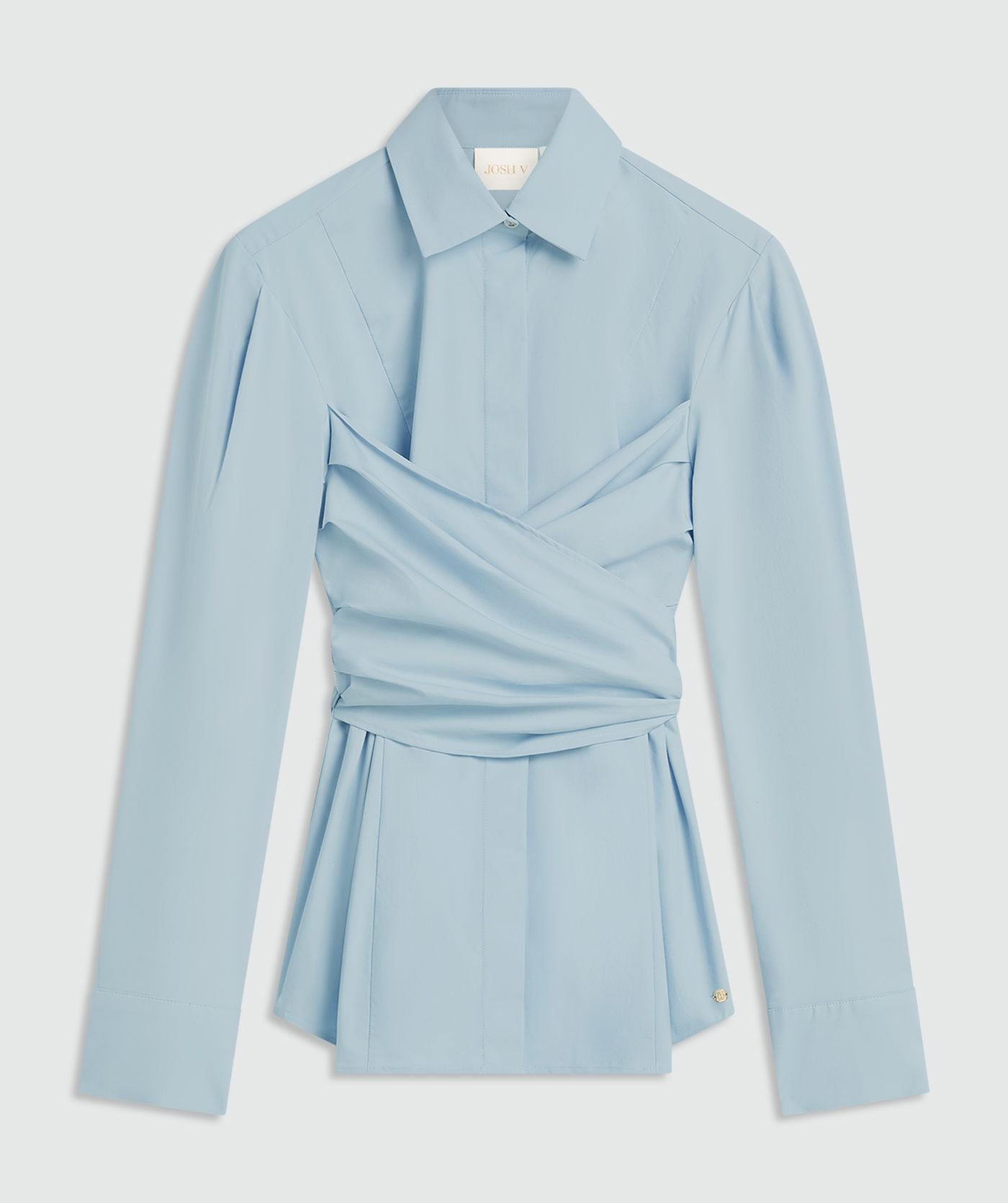 LUANN fitted blouse - fresh blue