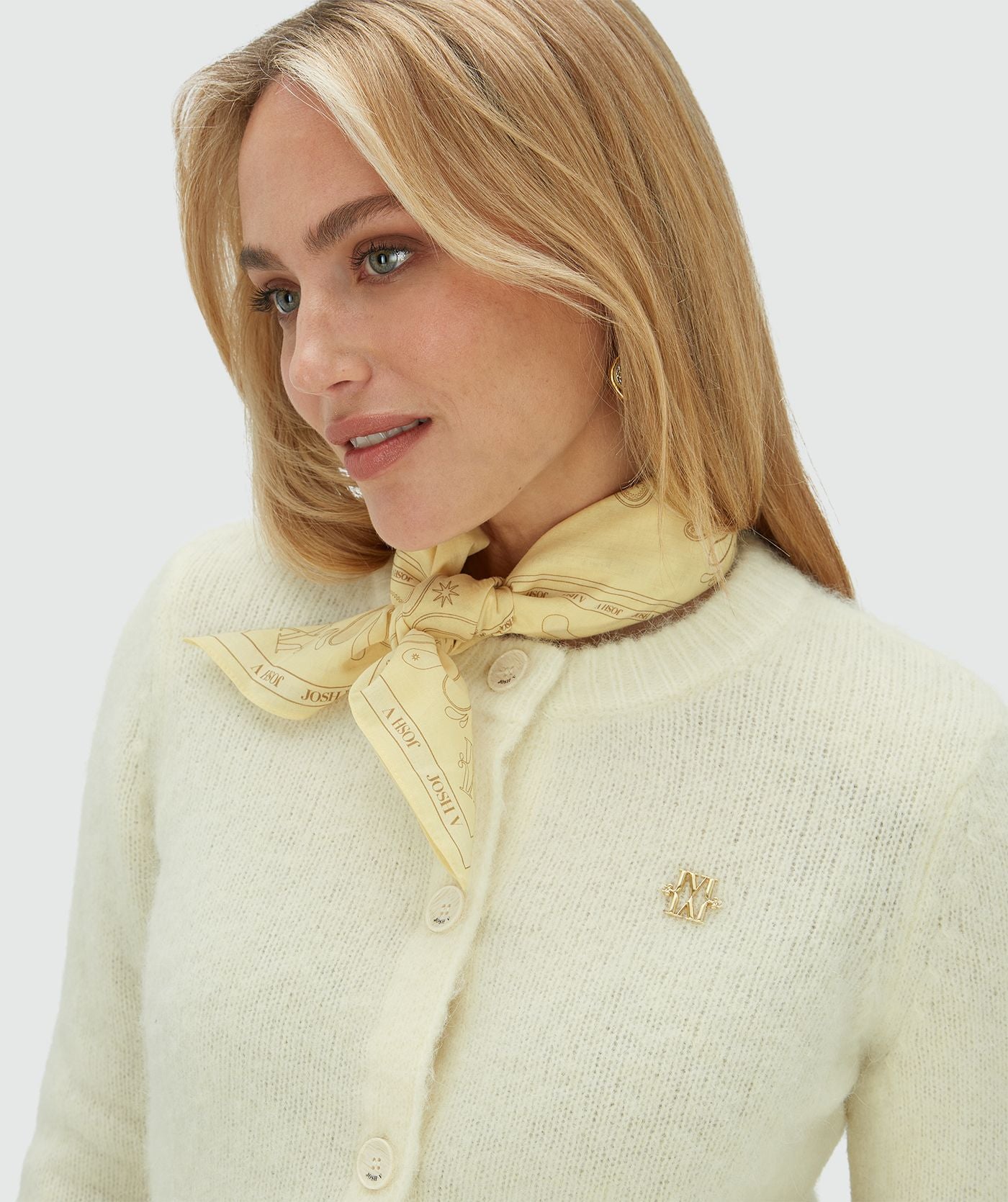 PAULINE regular fit vest - butter yellow