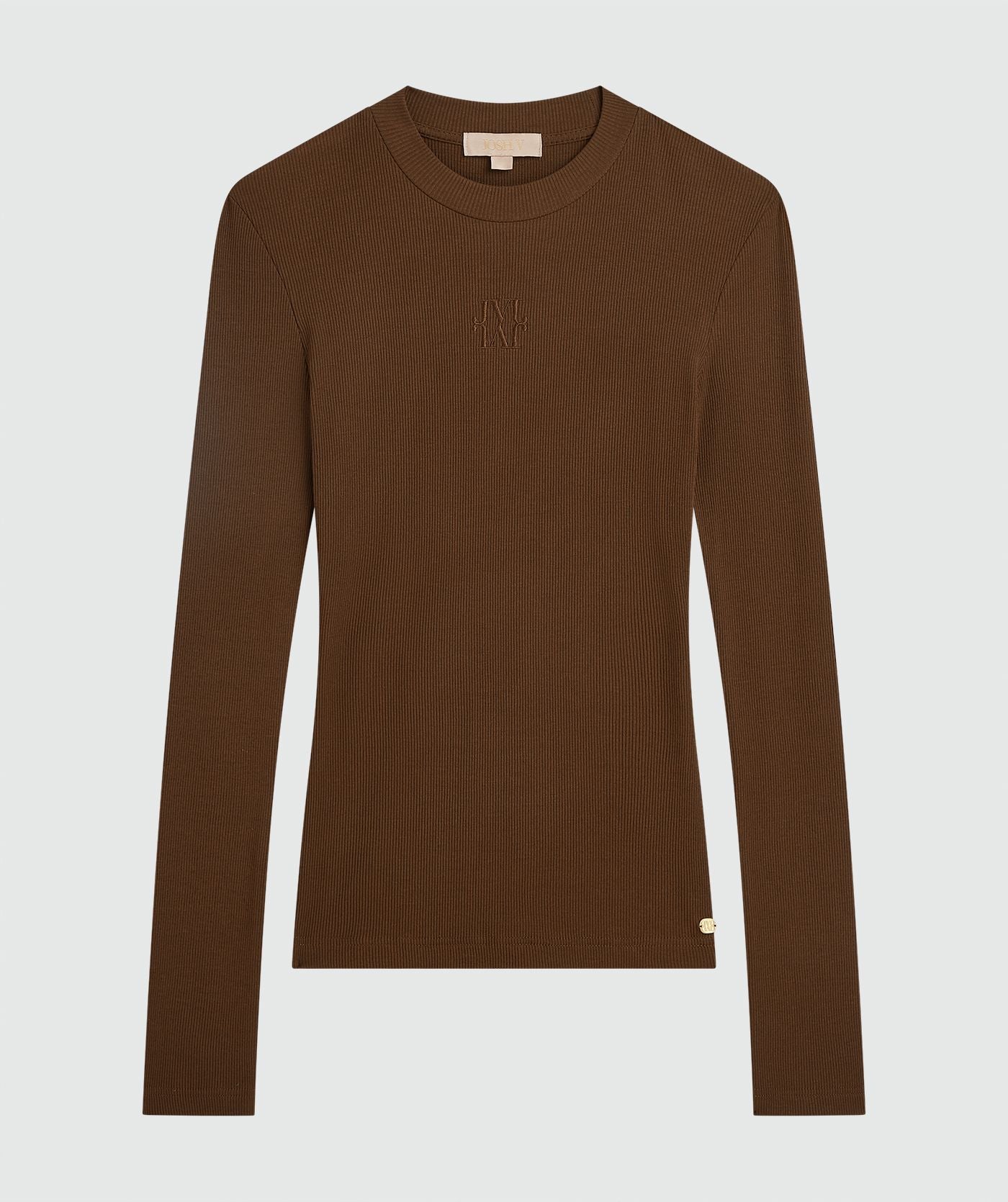ATLAS super fitted top - brown