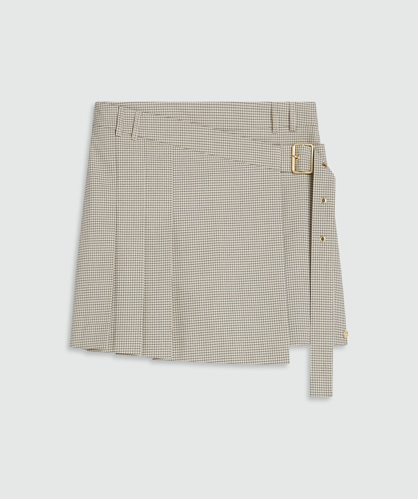 ISADEE mid rise skort - stone check