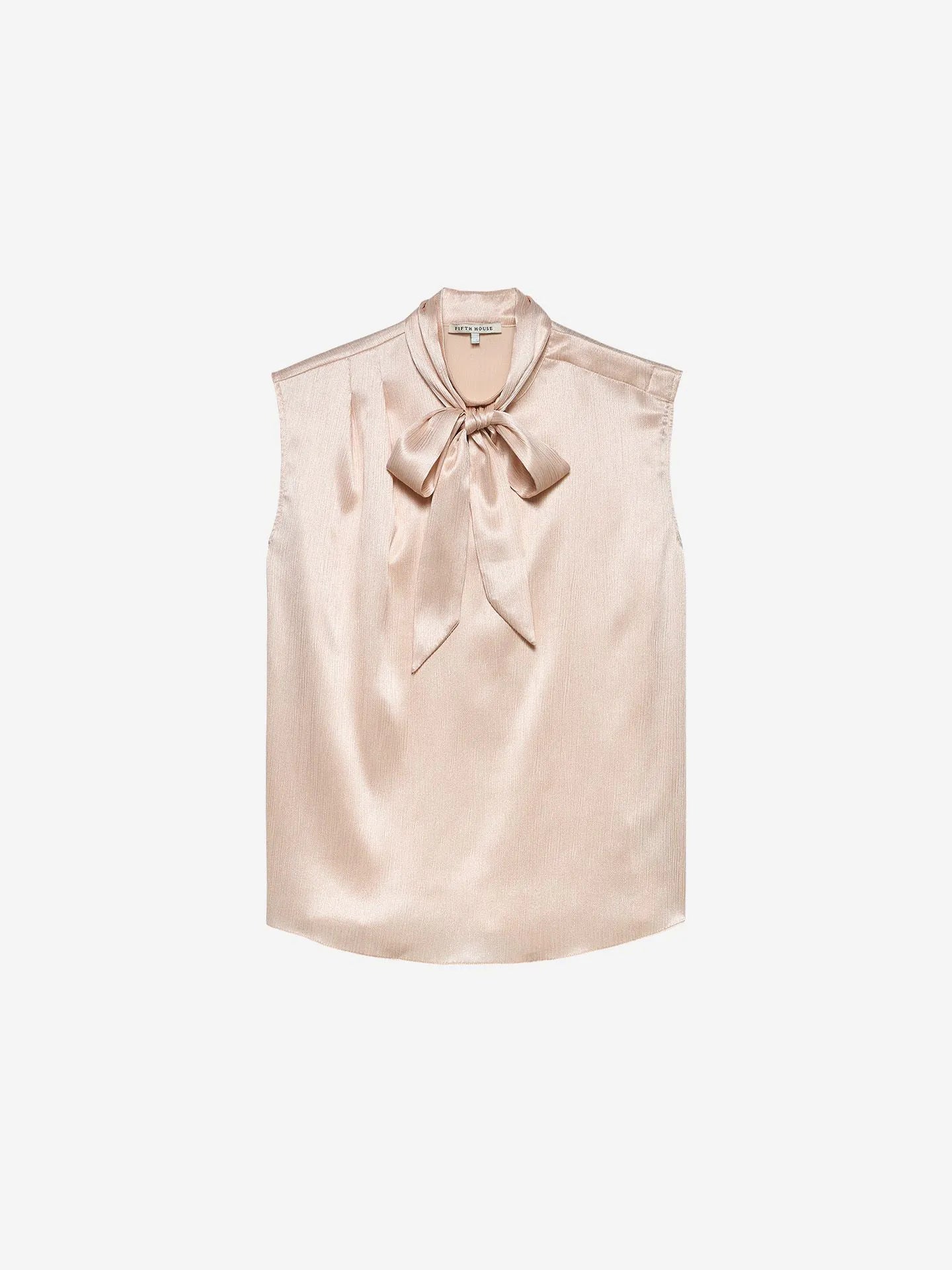 Sleeveless top with ribbon tie
Marli Top