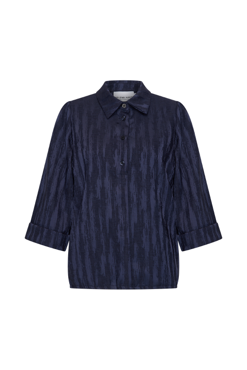 7759 blouse polo gloss marine