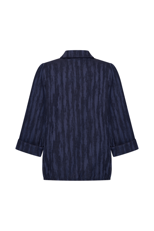 7759 blouse polo gloss marine