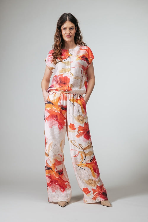 Rob Palazzobroek met botanische print