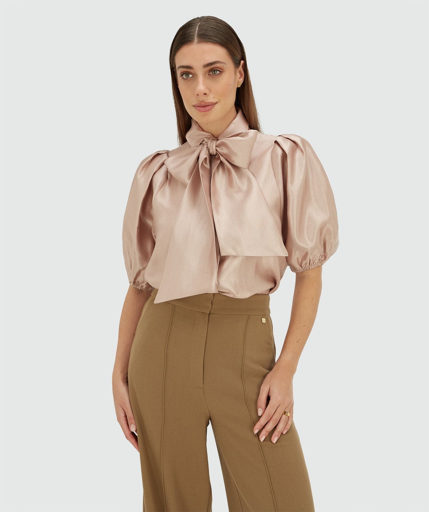 SYLVIANA regular fit blouse - dusty pink