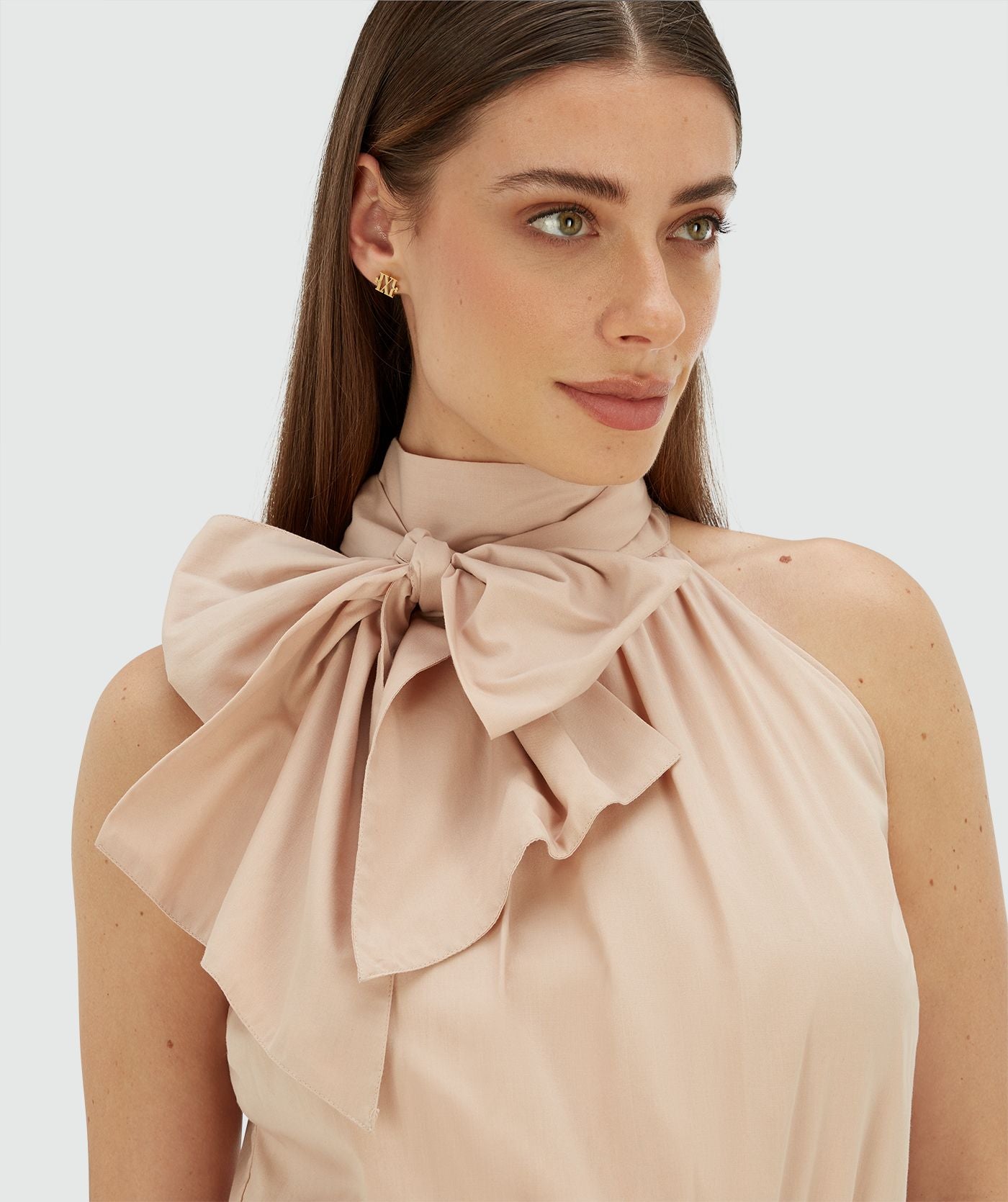 ELARA regular fit maxi jurk - dusty pink