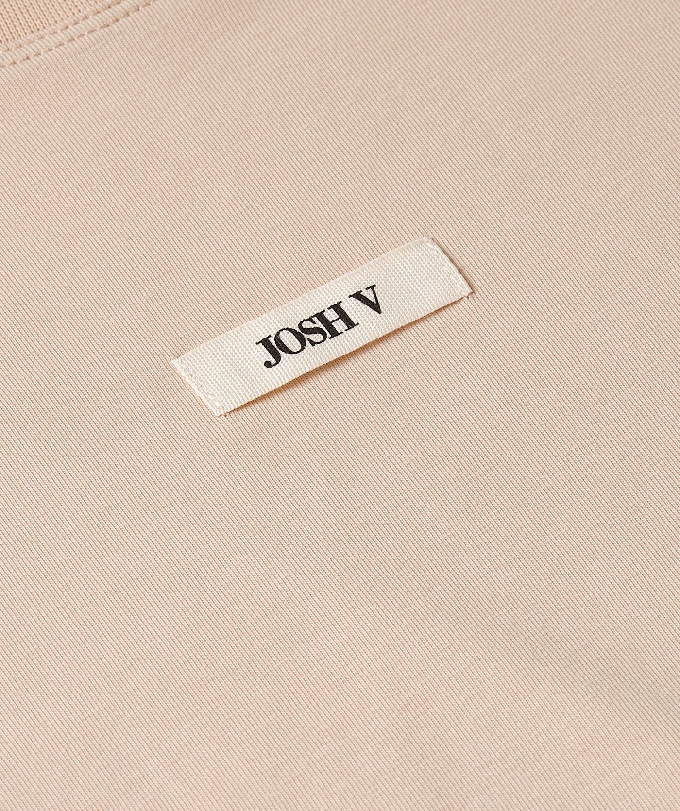 SUE regular fit T-shirt met schoudervulling - dusty pink