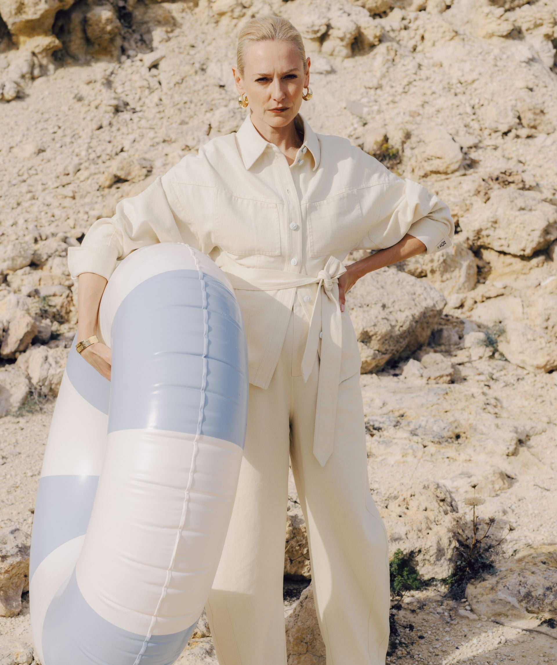 MICAH fitted blouse - ecru