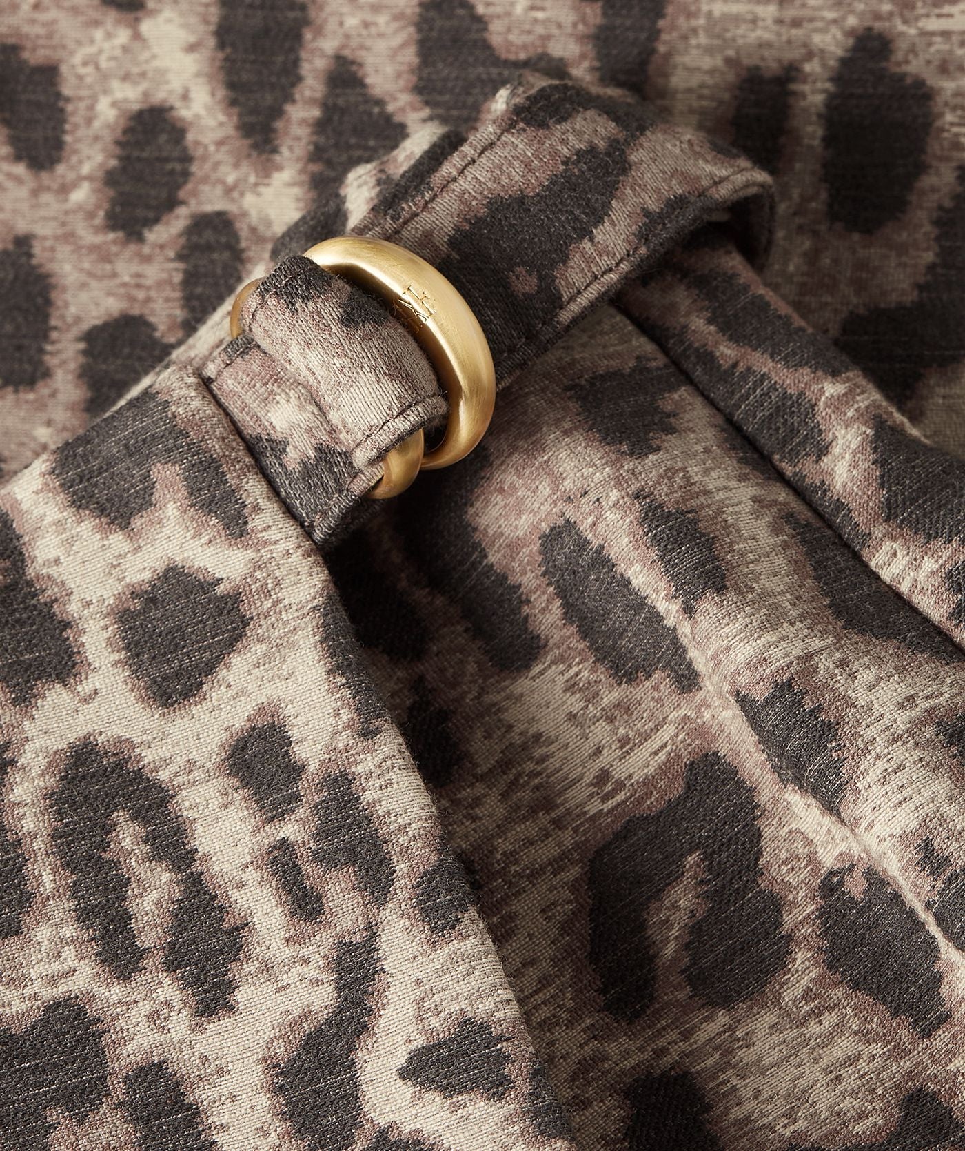 MAVEN regular fit skort met leopard print - leopard brown