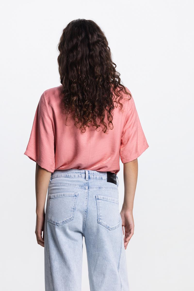 ODILE GLANS TOP IN BLUSH