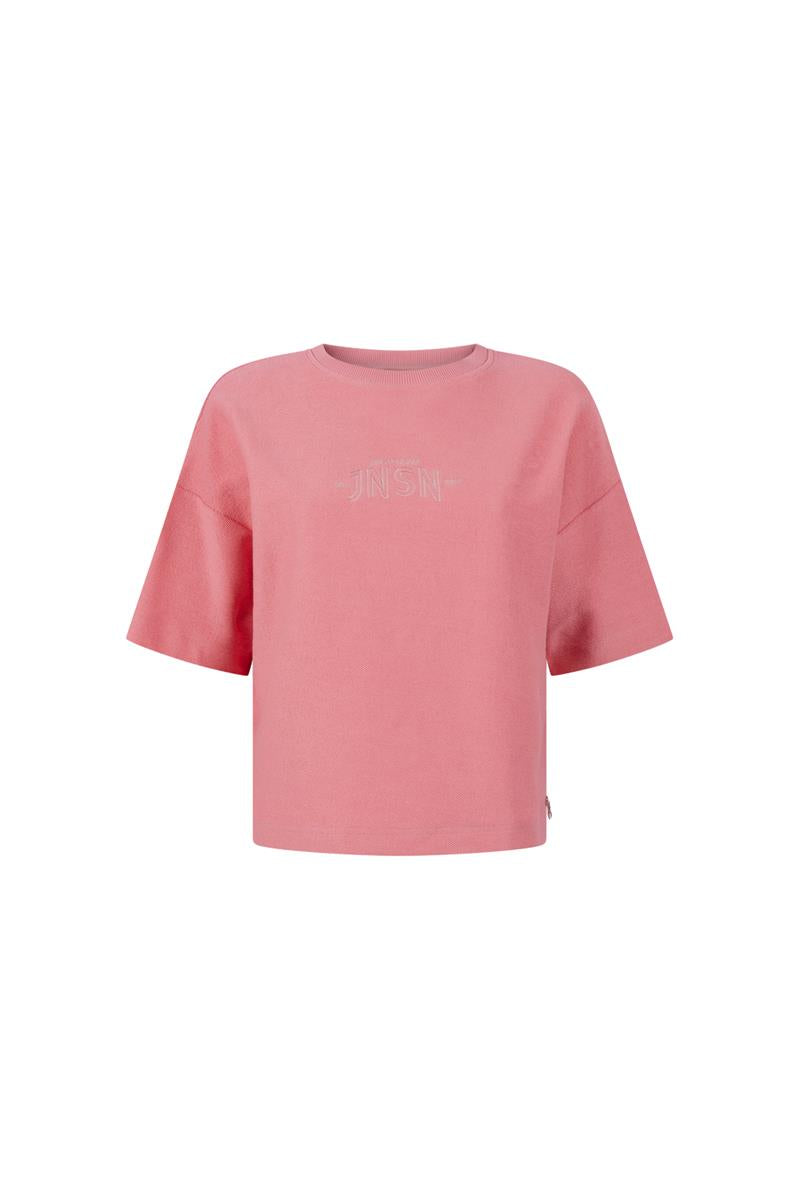 NOEKA KORTE MOUW SWEATER IN BLUSH