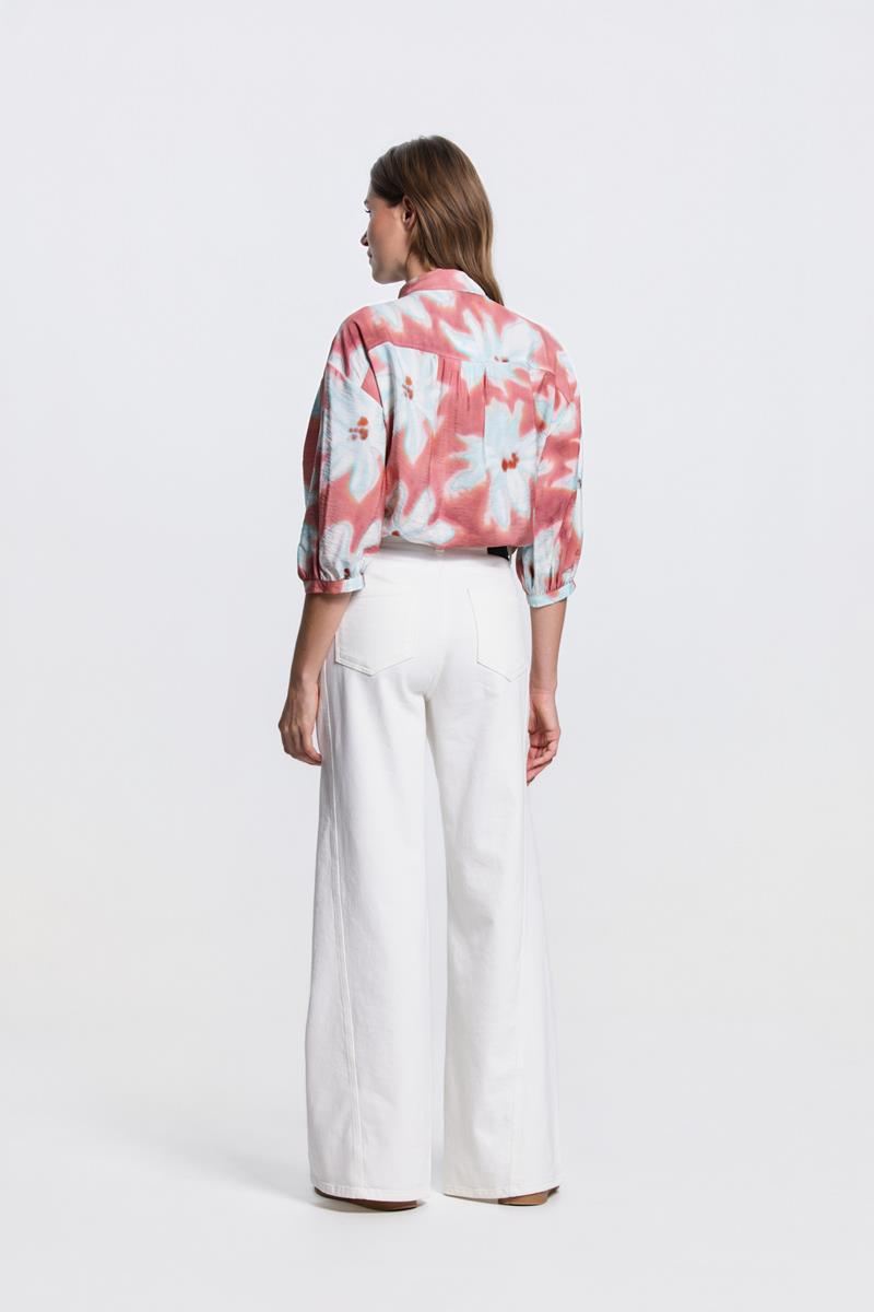 PIP MULTICOLOUR PRINT BLOUSE IN BLUSH