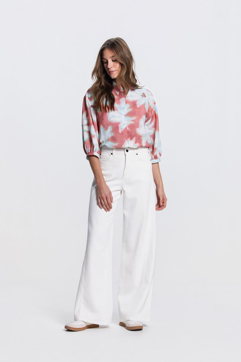 PIP MULTICOLOUR PRINT BLOUSE IN BLUSH
