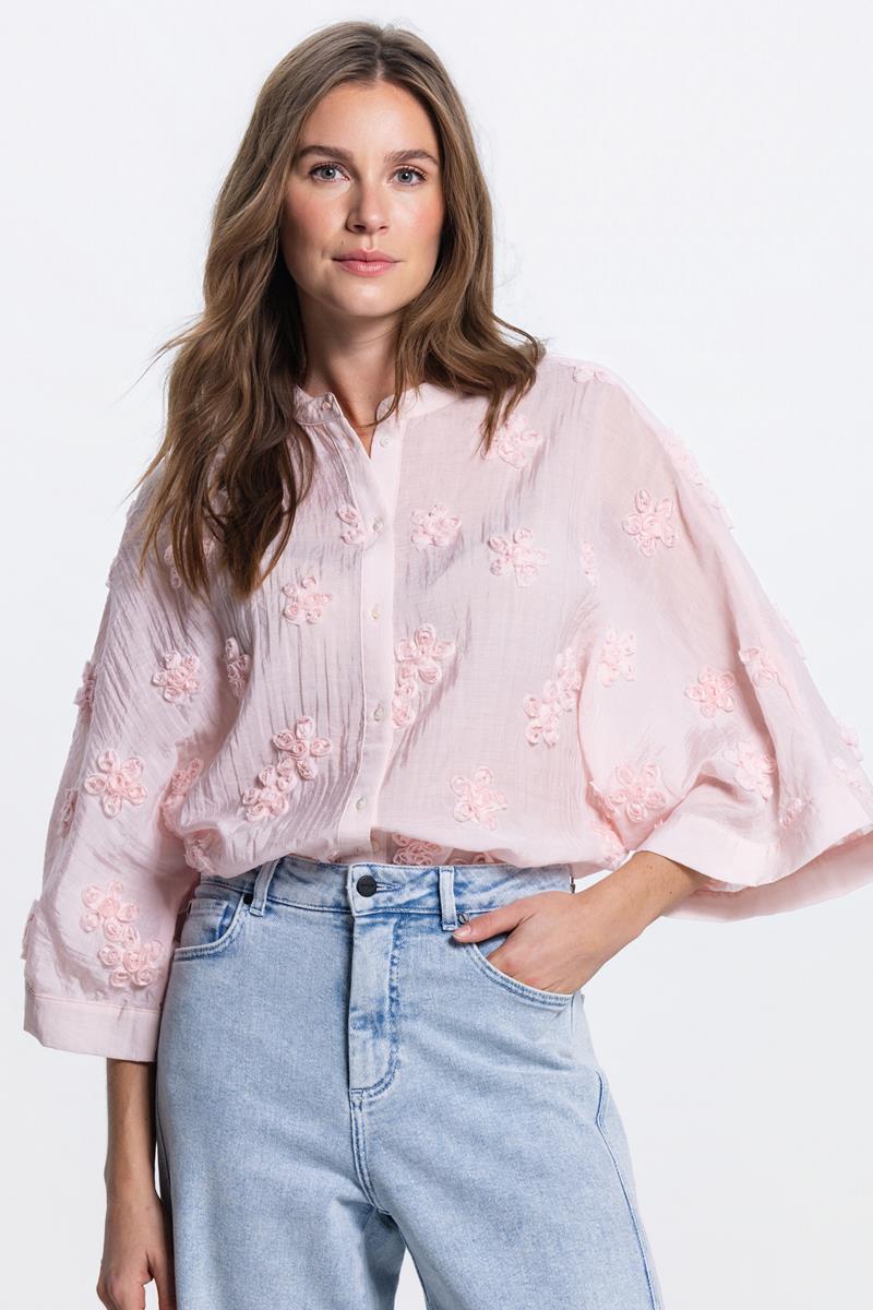 MARNEY KIMONO MODEL BLOUSE IN LICHTROZE