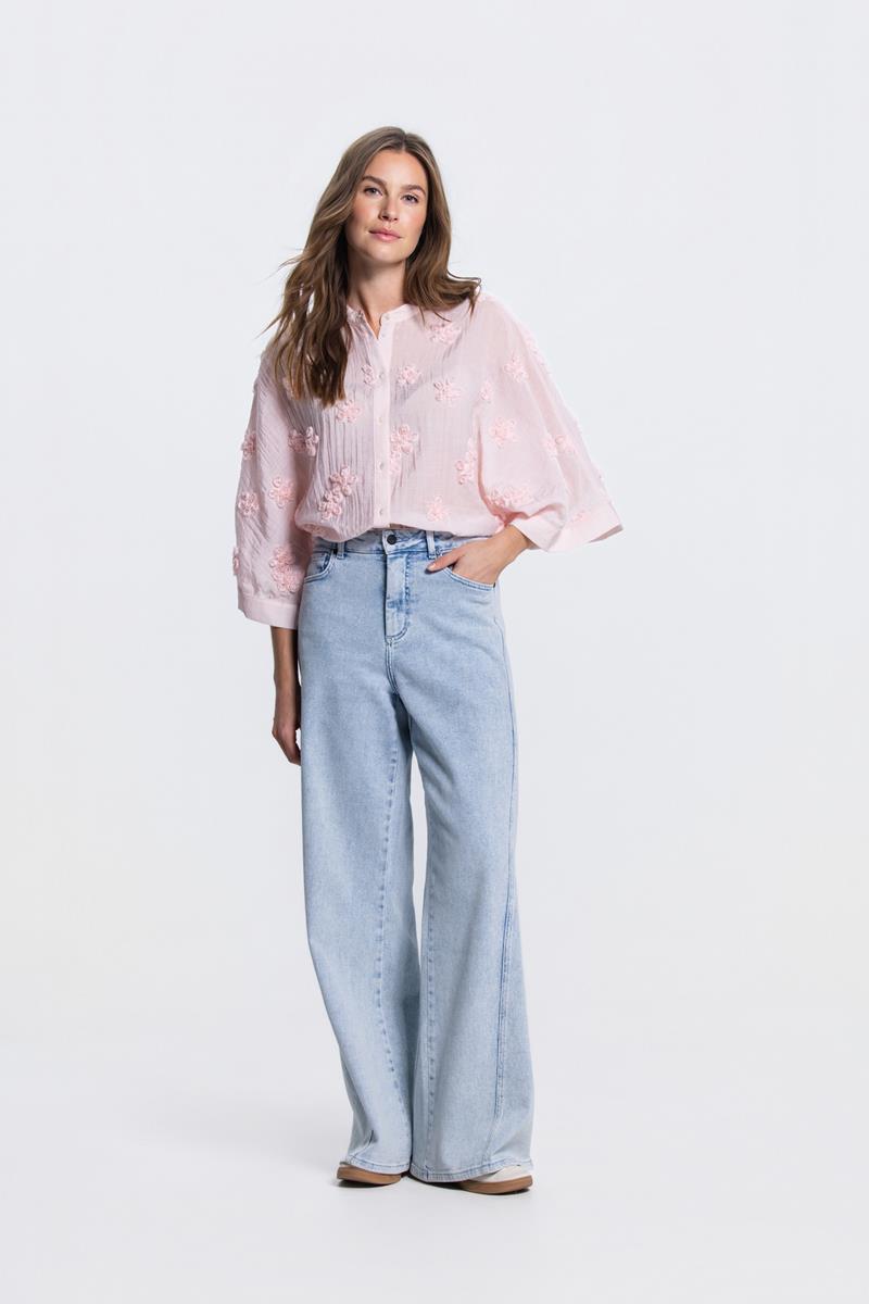 MARNEY KIMONO MODEL BLOUSE IN LICHTROZE