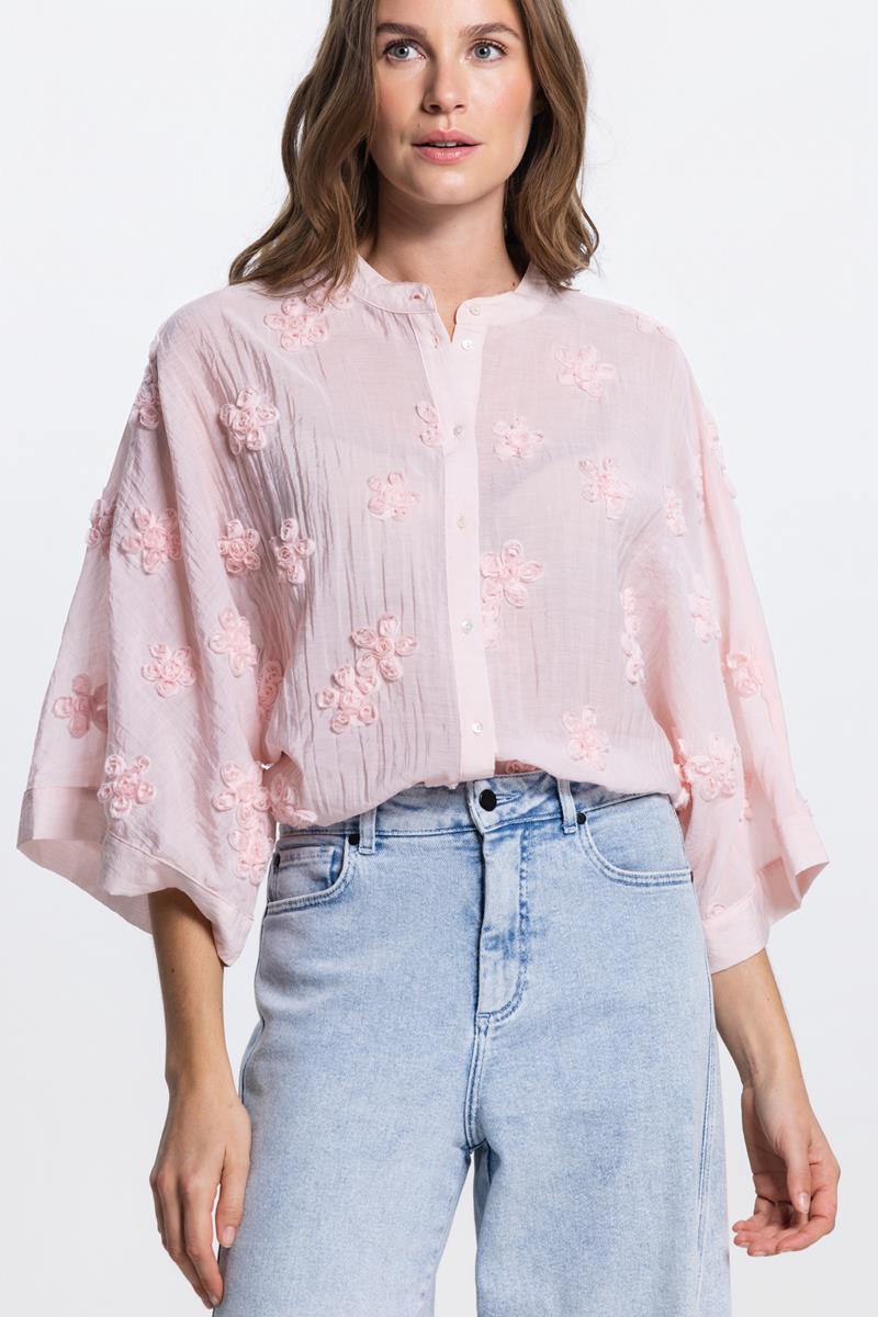 MARNEY KIMONO MODEL BLOUSE IN LICHTROZE