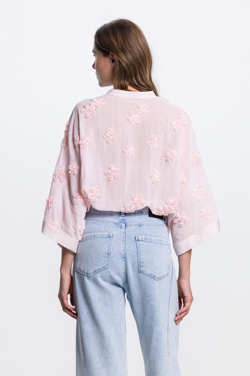 MARNEY KIMONO MODEL BLOUSE IN LICHTROZE