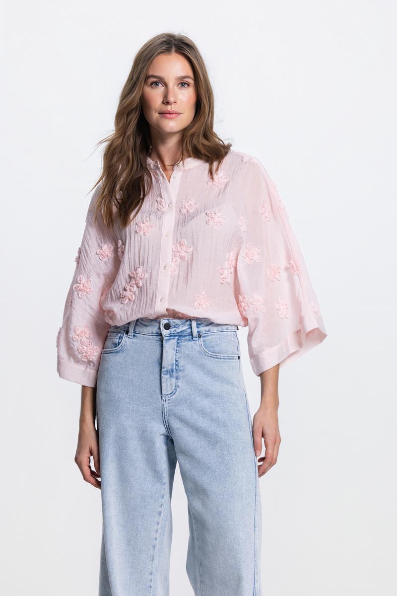 MARNEY KIMONO MODEL BLOUSE IN LICHTROZE
