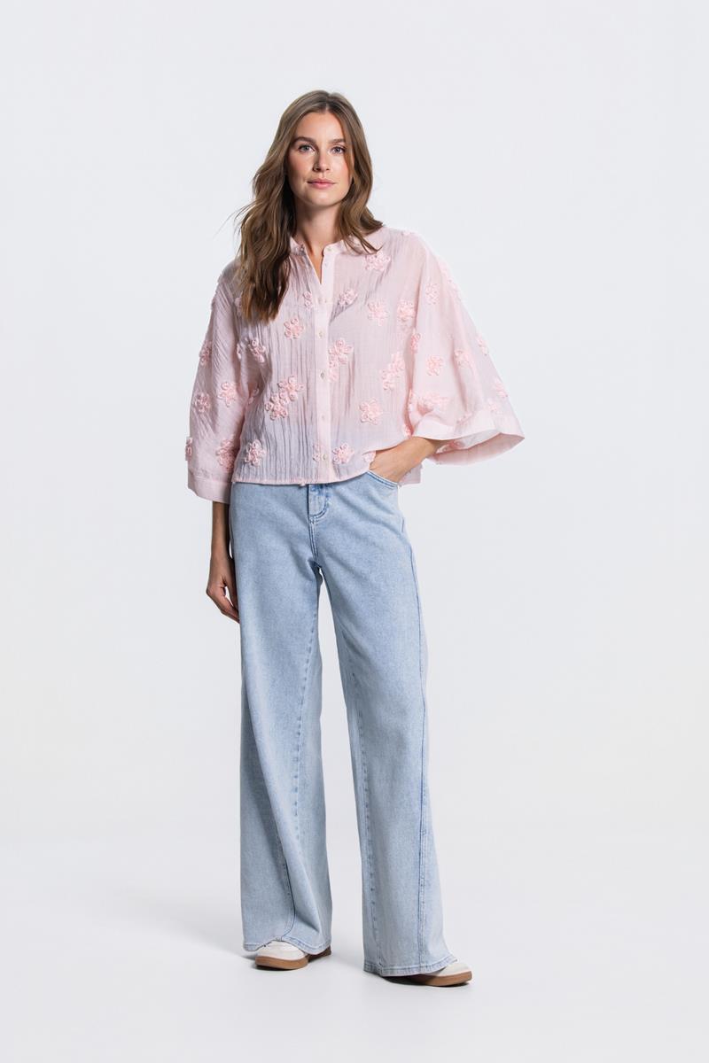 MARNEY KIMONO MODEL BLOUSE IN LICHTROZE