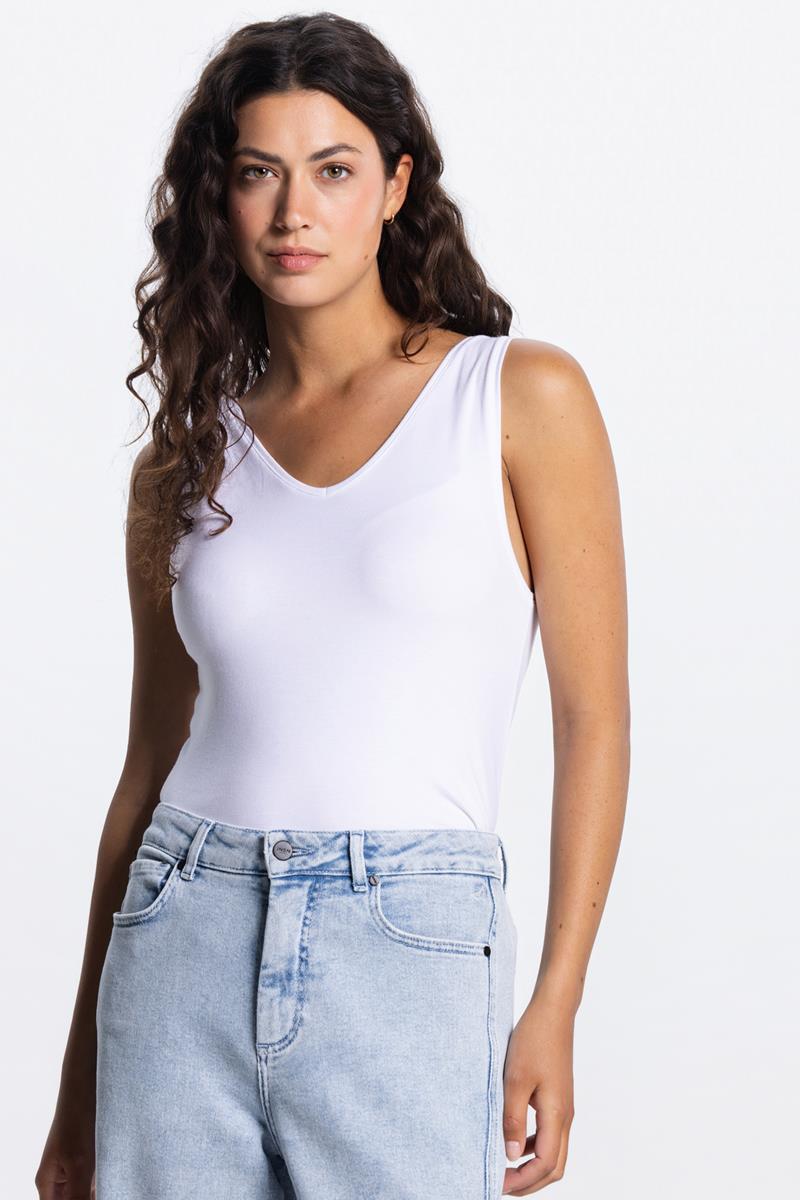 RIVER 2-WAY SINGLET IN WIT