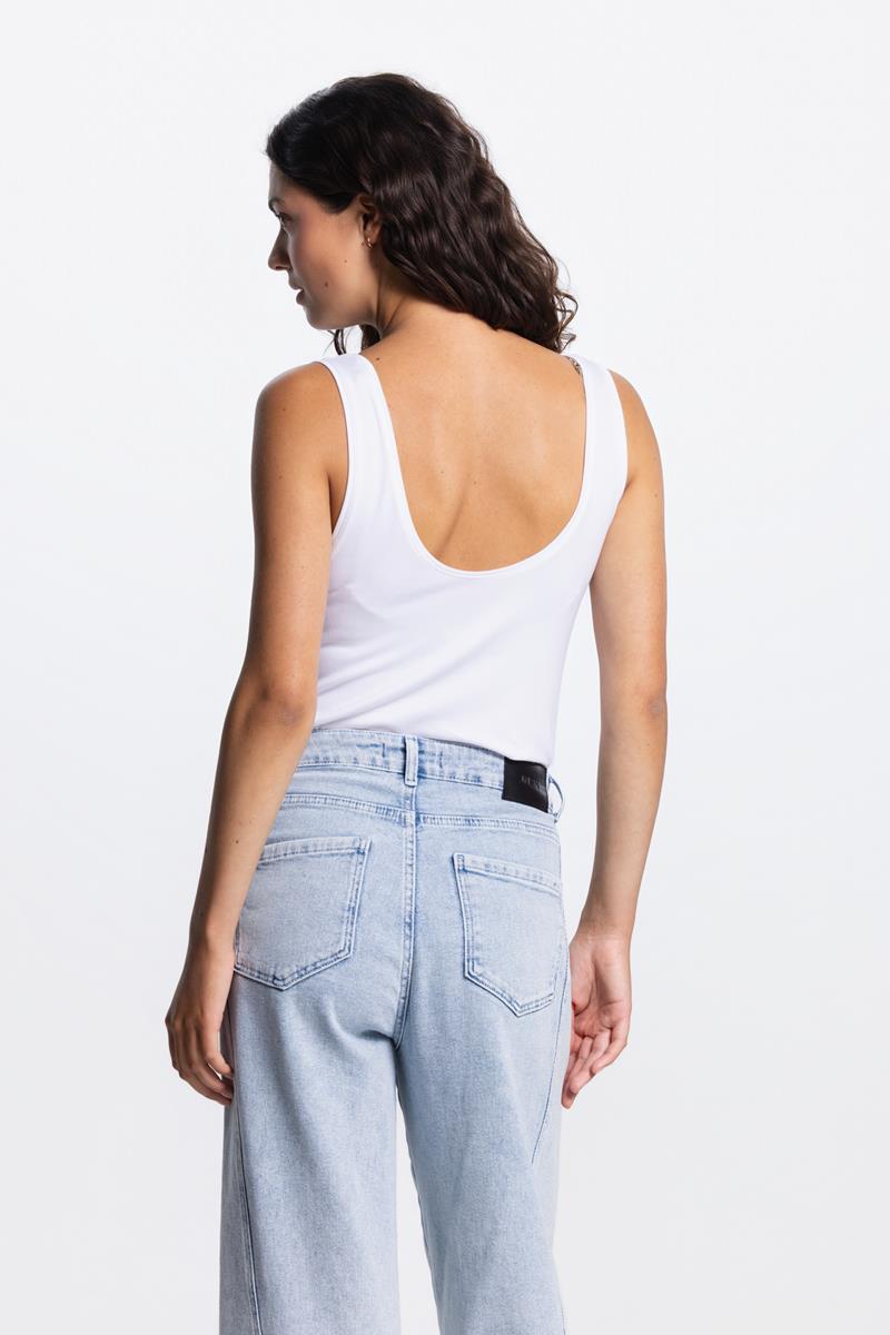 RIVER 2-WAY SINGLET IN WIT