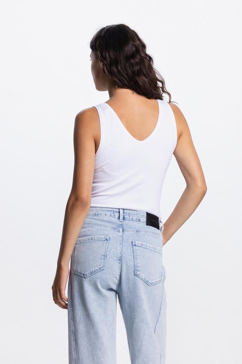 RIVER 2-WAY SINGLET IN WIT