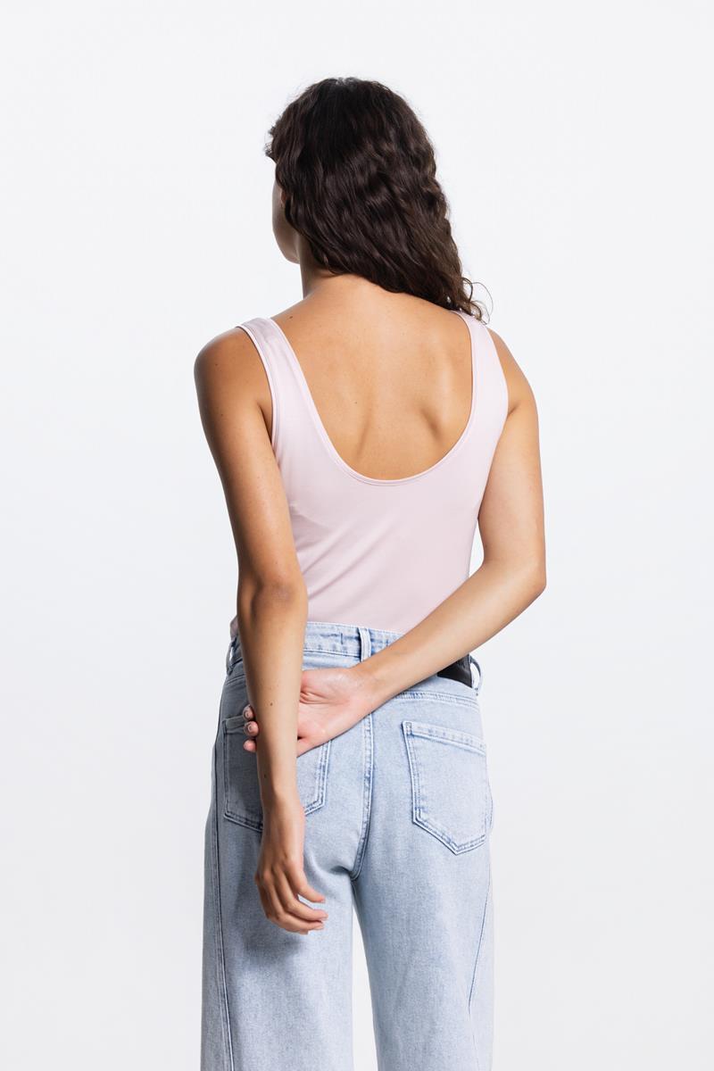 RIVER 2-WAY SINGLET IN LICHT ROZE