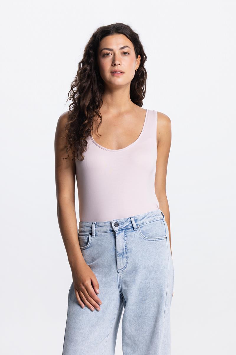 RIVER 2-WAY SINGLET IN LICHT ROZE