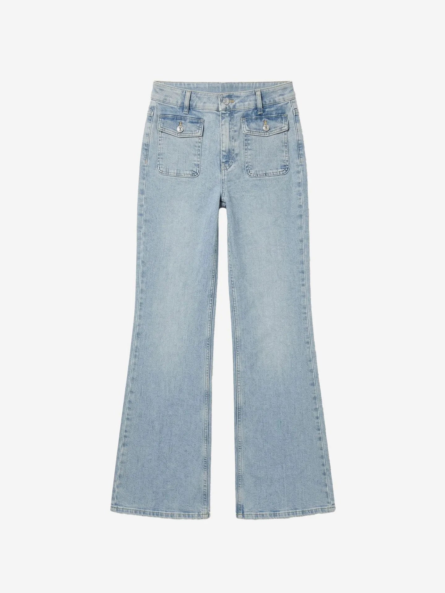 Flared jeans met klepzakken Bella Pockets Flared Jeans