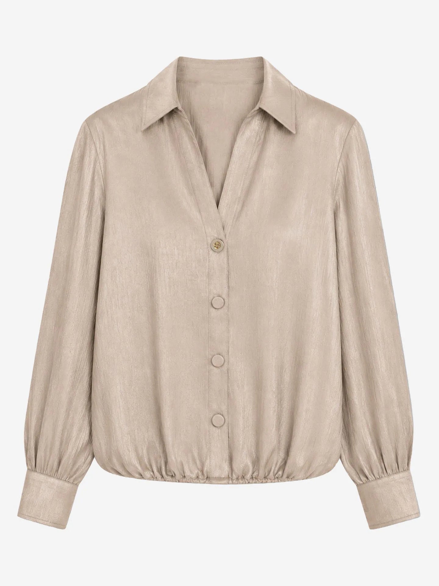 Glanzende blouse
Orlando Blouse hummus