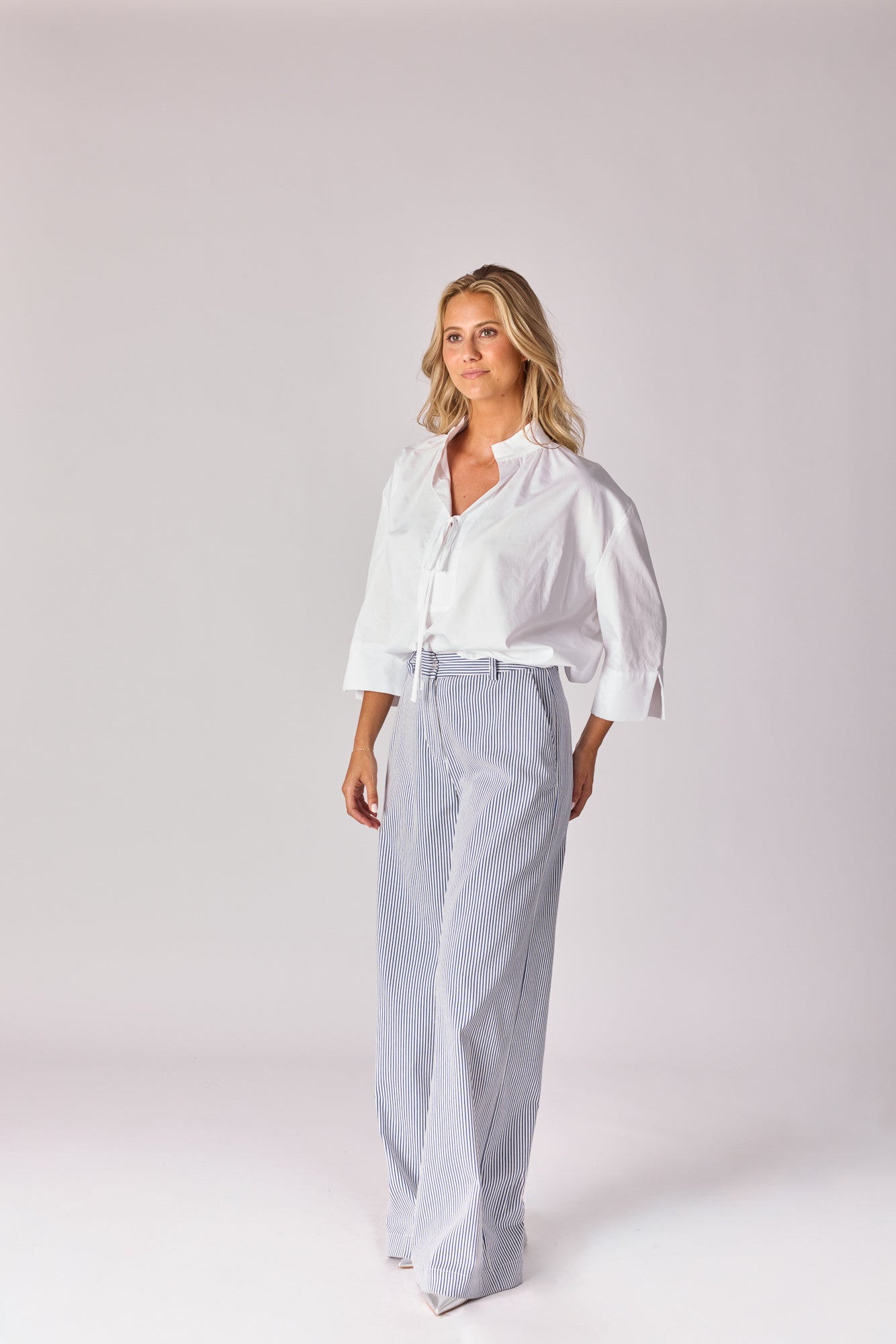 Lenny pants blue stripe