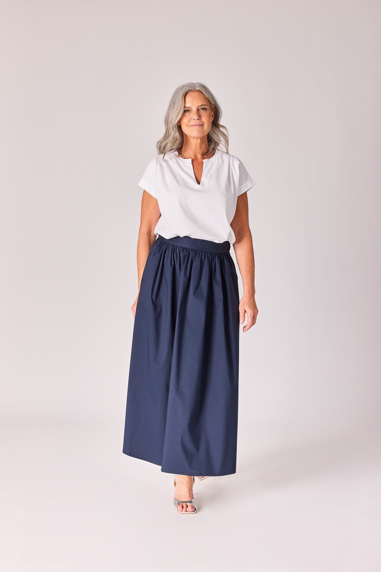 Leonor v t-shirt wit