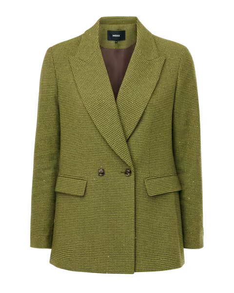 Wool vichy check blazer