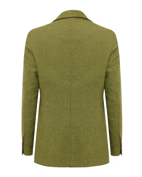 Wool vichy check blazer