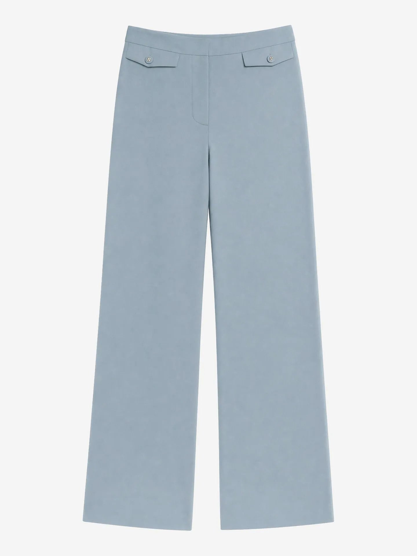 Wide leg pantalon met luxe uitstraling