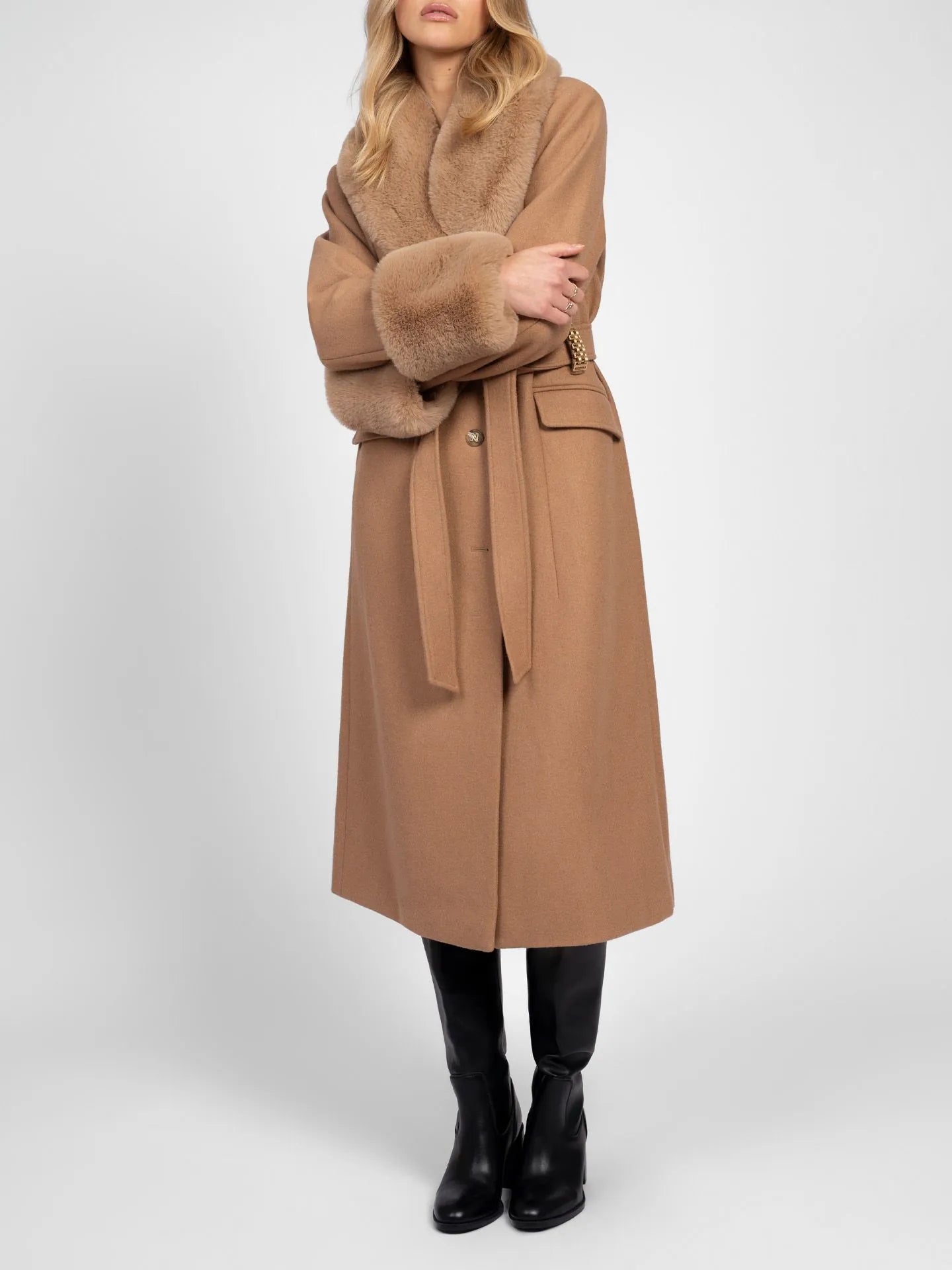 Auria Coat Camel – Nikkie