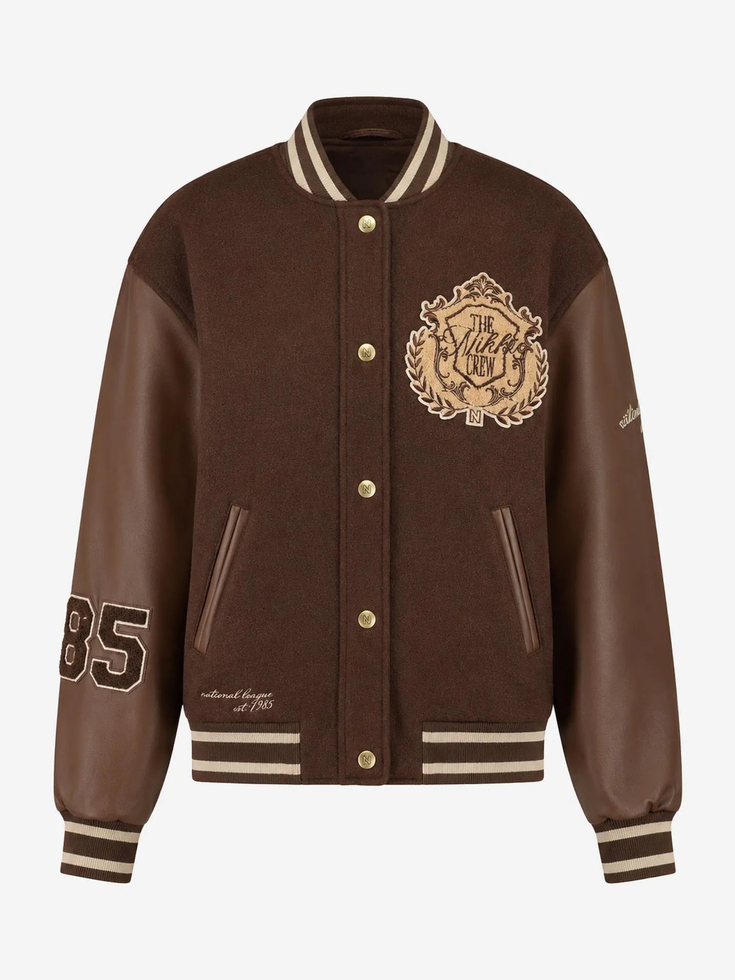 Audra Bomber Jacket Chocolate Torte – Nikkie