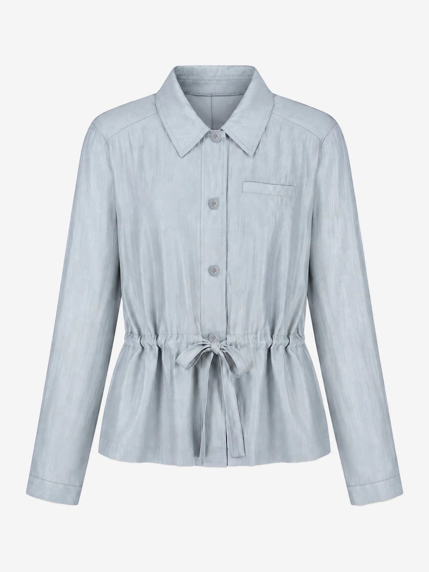Alira Blouse Frozen Blue – Nikkie